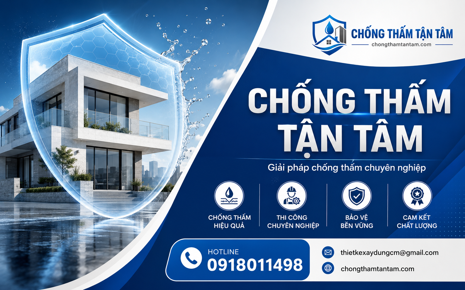 Banner Chống Thấm Tận Tâm