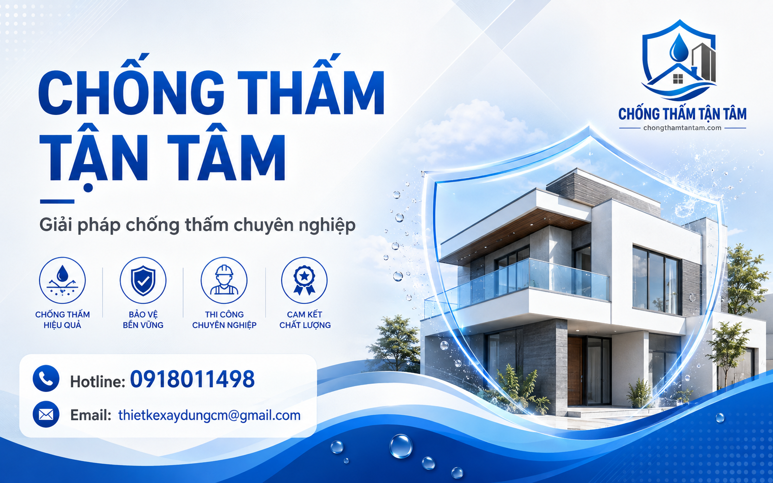 Banner Chống Thấm Tận Tâm